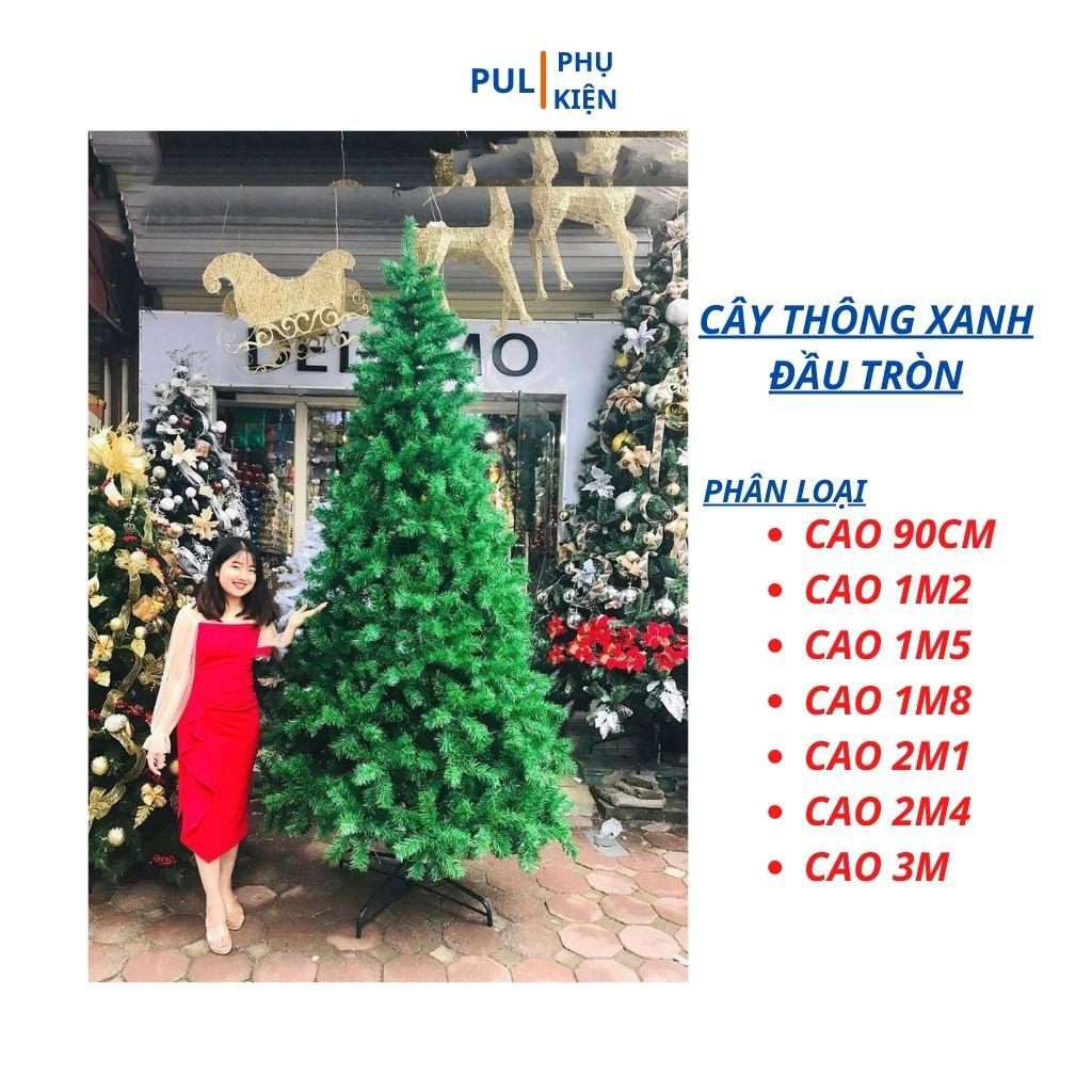 Cây thông noel xanh 90cm mini để bàn trang trí giáng sinh