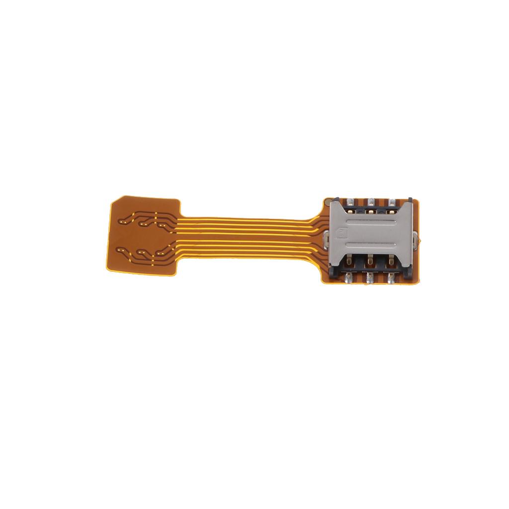 2x Mini Dual SIM Card TF Card Adapter Extender For Samsung Android Nano SIM