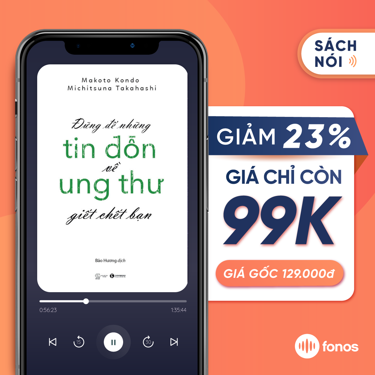 Sách nói: Đừng Để Những Tin Đồn Về Ung Thư Giết Chết Bạn