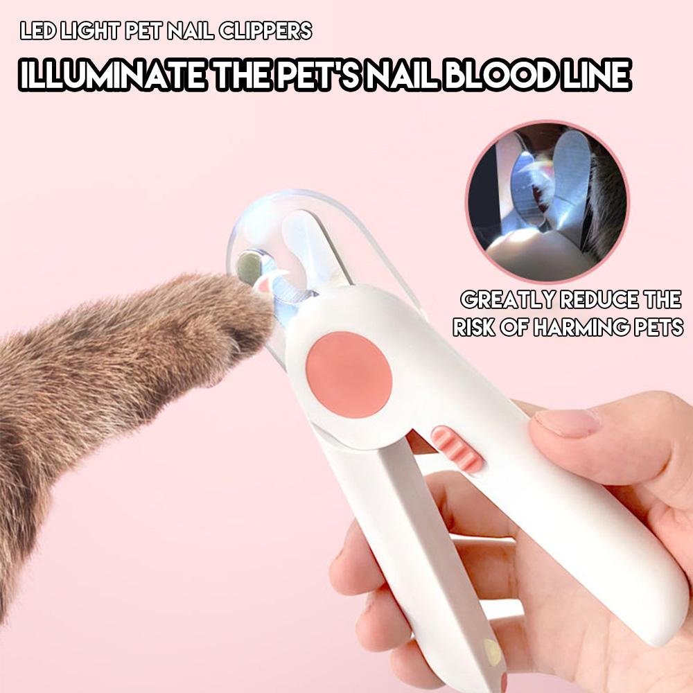 Dụng cụ cắt móng cho thú cưng chuyên nghiệp Claw Trimmer có đèn Led cắt dễ dàng