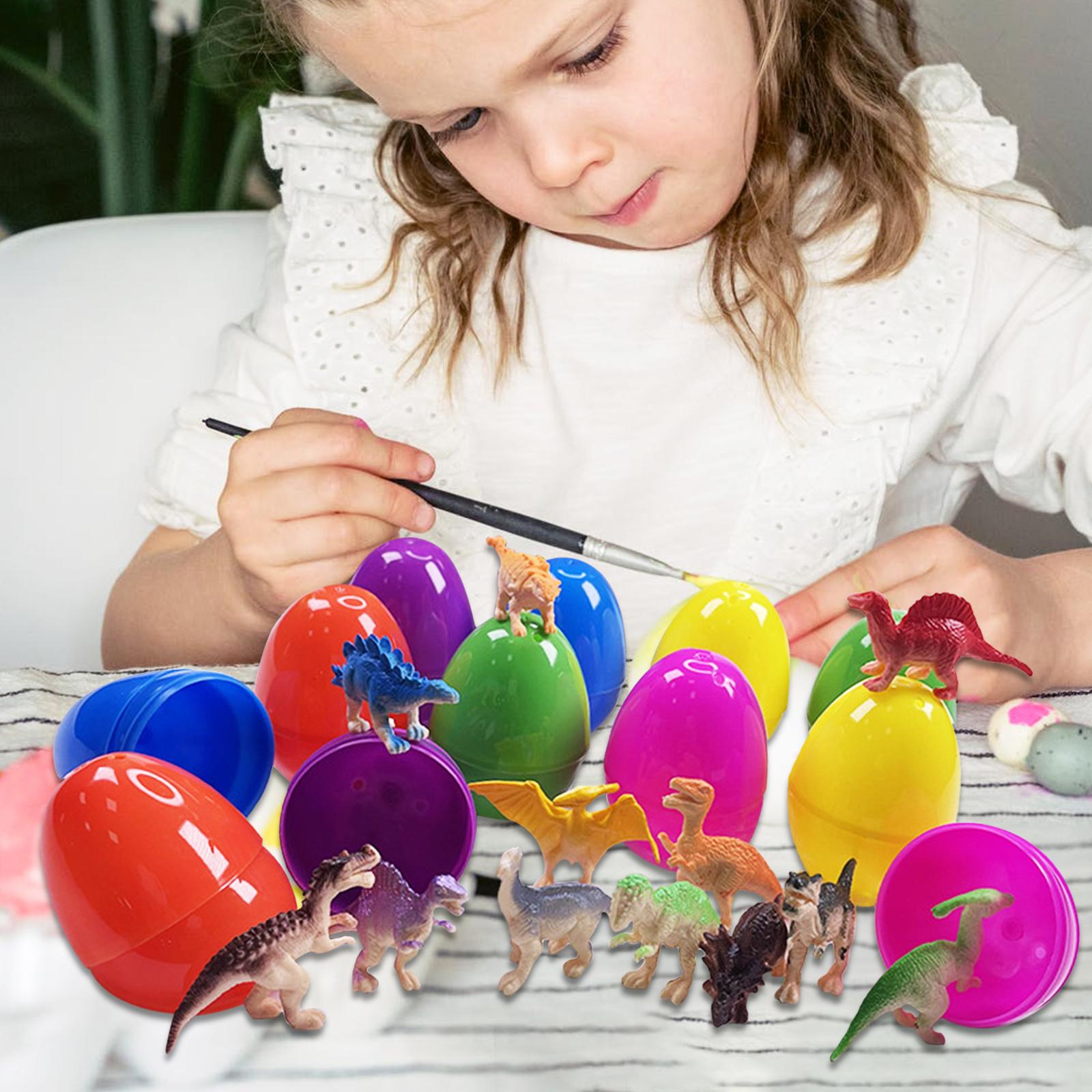 Set 12 Trứng Phục Sinh Kèm 36 Món Quà Đồ Chơi Động Vật Ngẫu Nhiên Dành Cho Trẻ Em