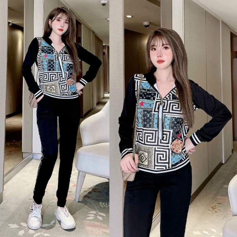 SÉT BỘ THỂ THAO PHỐI NÓN KHÓA KÉO