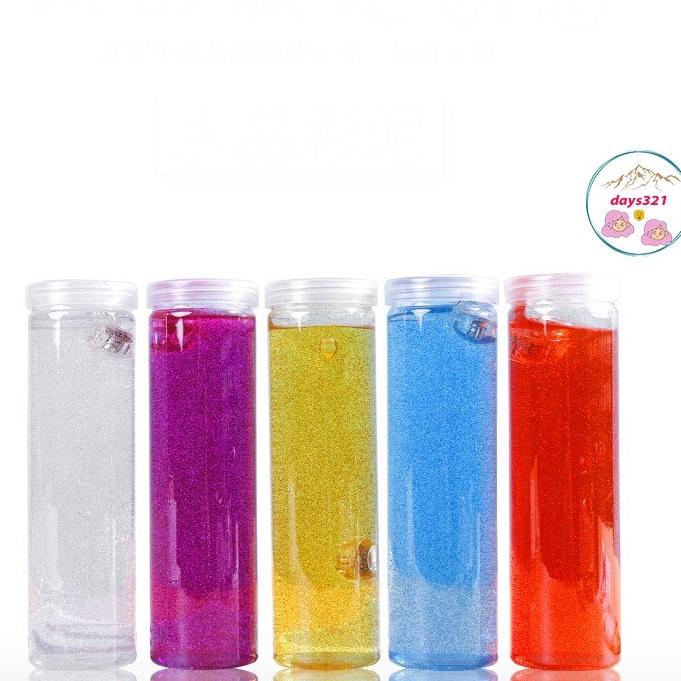 Đồ chơi Slime mềm mịn giảm căng thẳng chai to 200ML charm kim tuyến thuỷ tinh li ti