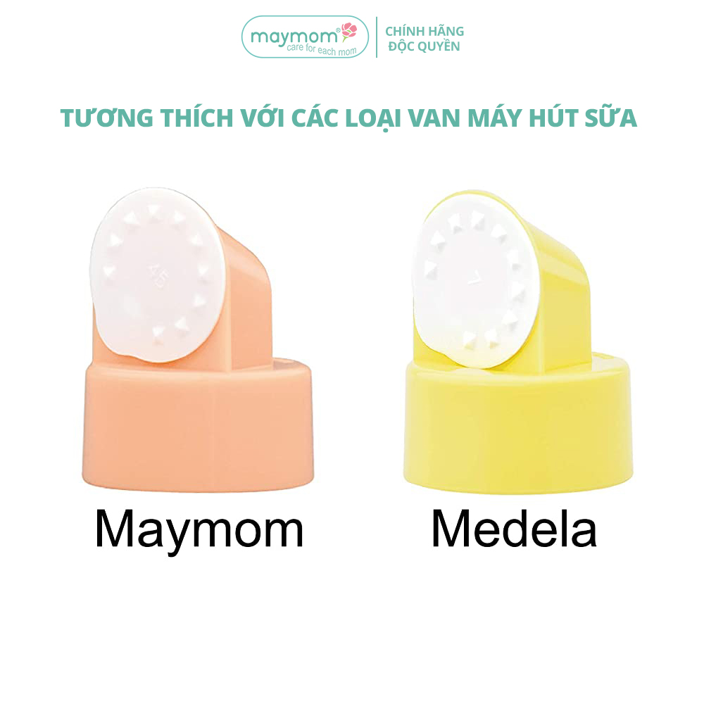 Cổ Nối Phễu Maymom Myfit Loại Cổ Hẹp, Tương Thích Phễu Hút Sữa Medela, Pumpin, Lacteck, Mini Pum, Pumpa, Silicon