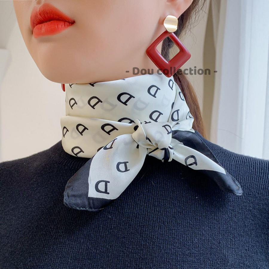 Khăn Lụa Vuông Chữ "D" Cao Cấp Làm Aó Và Đồng Phục - Chất Liệu Chiffon - 70x70cm - Mã KL003