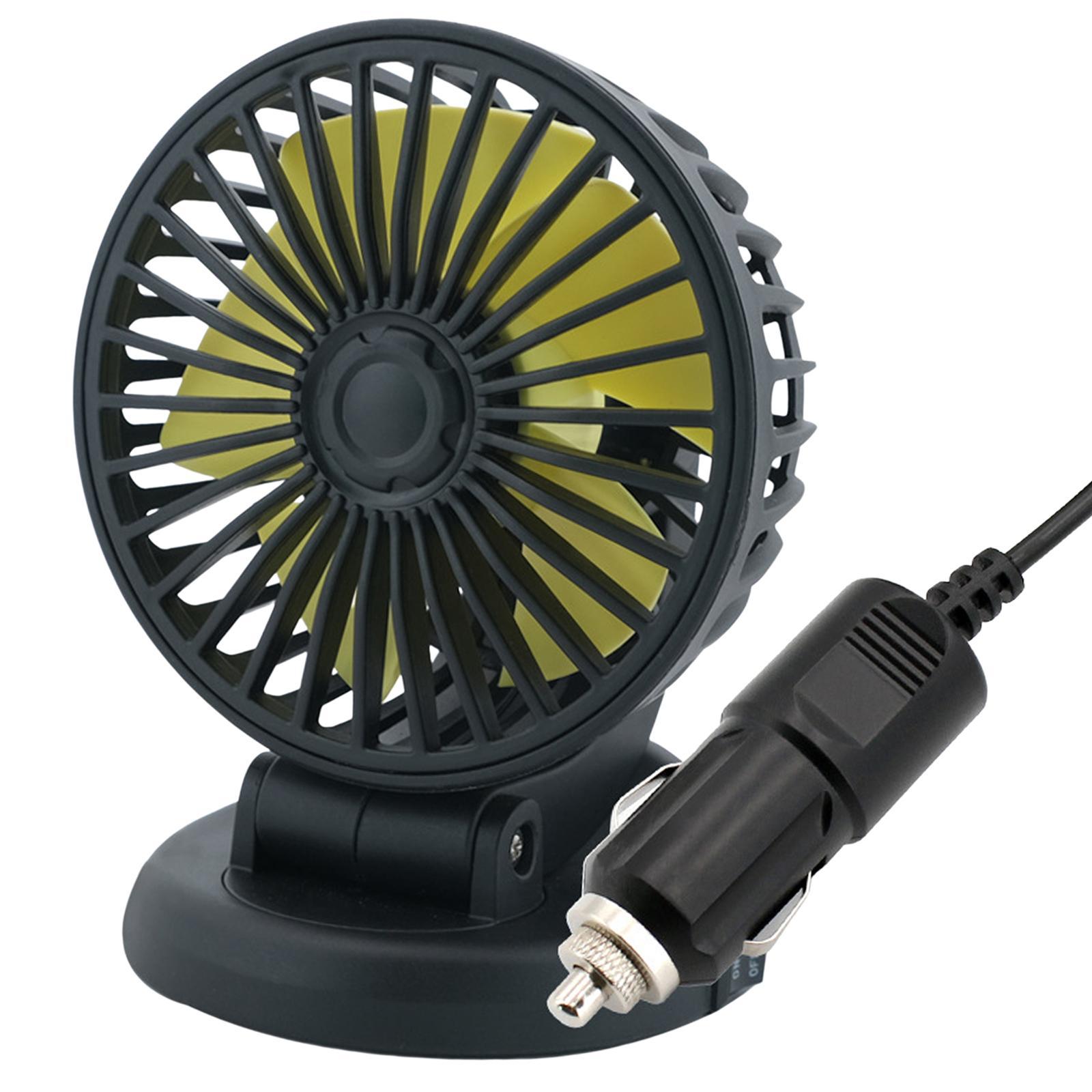 Car Cooling Fan, Air Circulation Fan Auto Cooler Fan for SUV Boat 12V