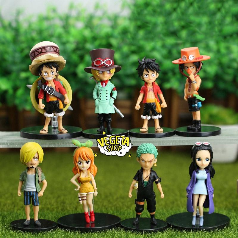 Mô hình One Piece Stampede - 8 nhân vật tự chọn Luffy Zoro Nami Robin Sanji Ace Sabo - Băng hải tặc mũ rơm - Cao 8,5cm