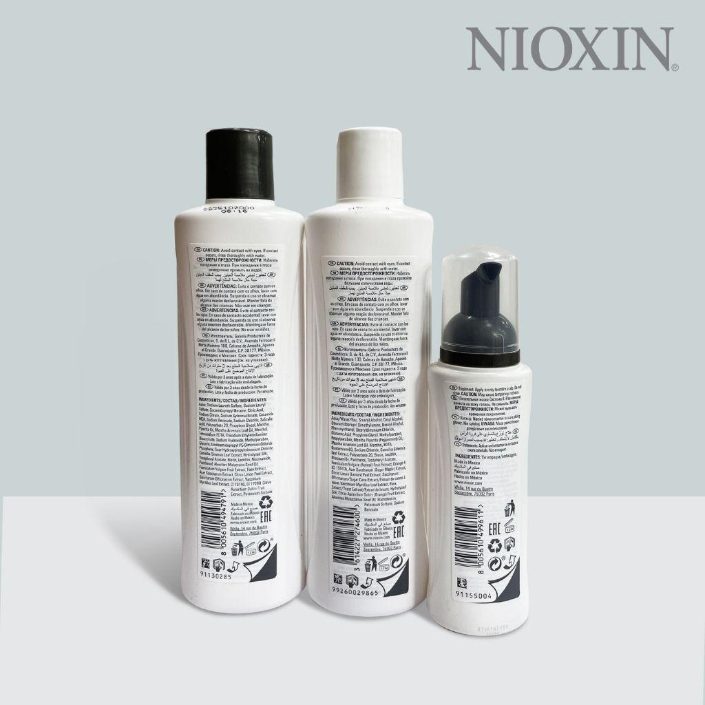 Bộ Chăm Sóc Tóc Nioxin 6 Cho Tóc Tạo Kiểu, Thưa, Rụng Nhiều Bleached / Chemically Treated Hair With Progressed Thinning