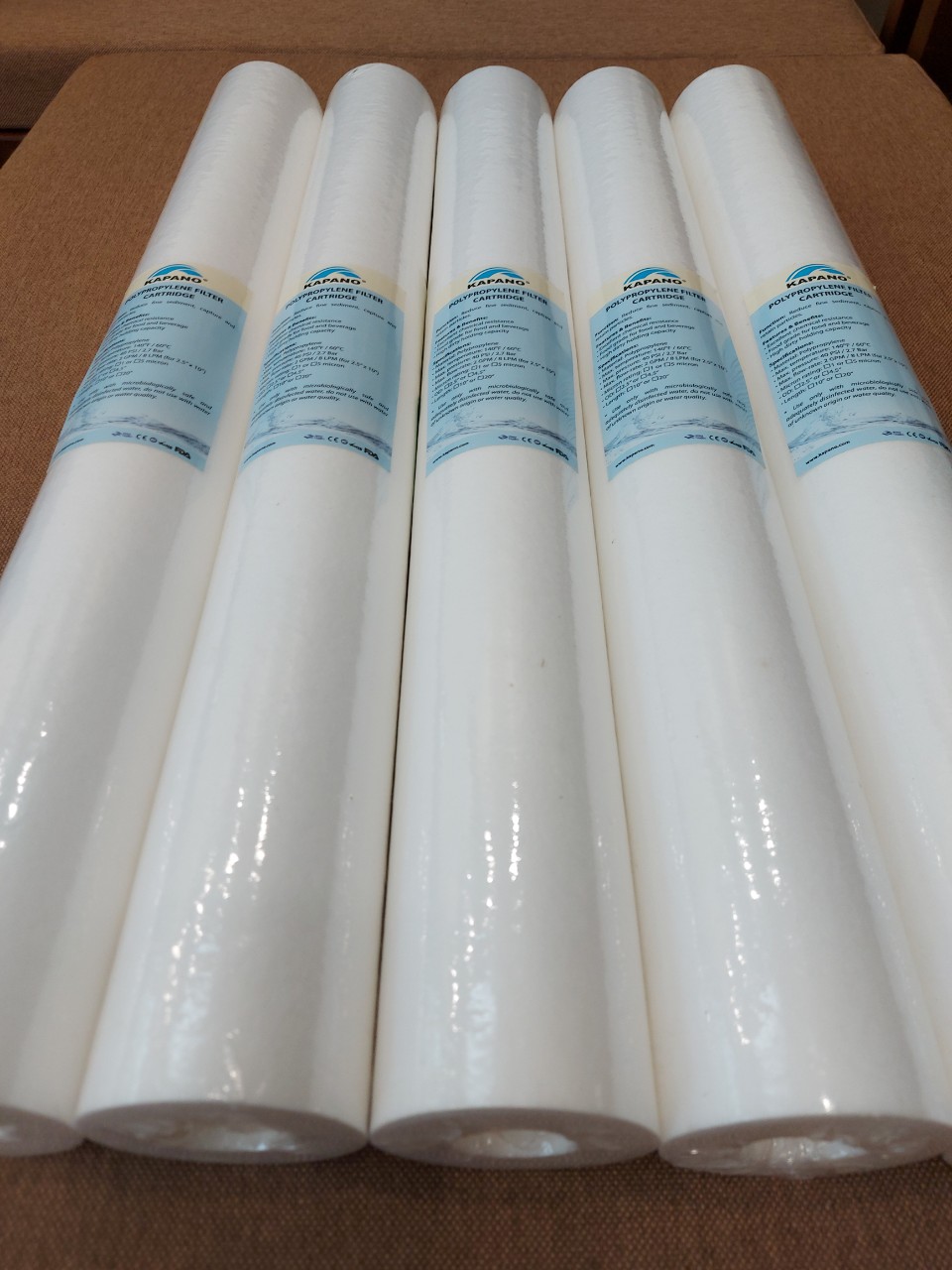 Lõi lọc cặn Polypropylene 5 micron 20″ Kapano - Hành chính hãng