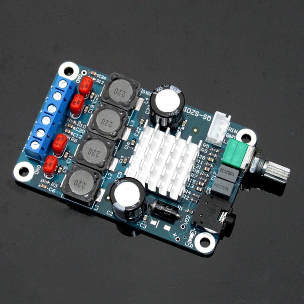 2x50W TPA3116D2 Dual Channel Amplifier Amp Board For Home DIY Audio System