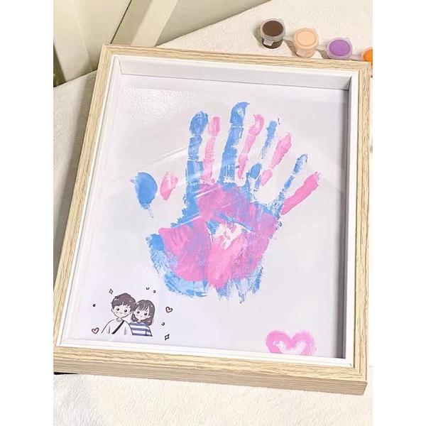 Tranh in bàn tay cho các cặp đôi đồ chơi handmade quà tặng tình yêu