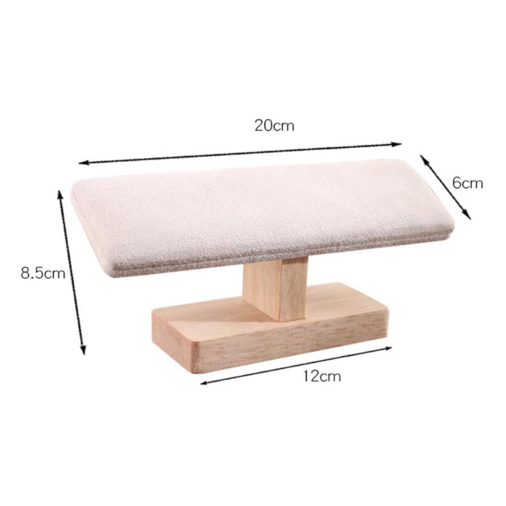 2pcs T-bar Watch Display Stand Jewelry Bracelets Holder Stand for Showcase