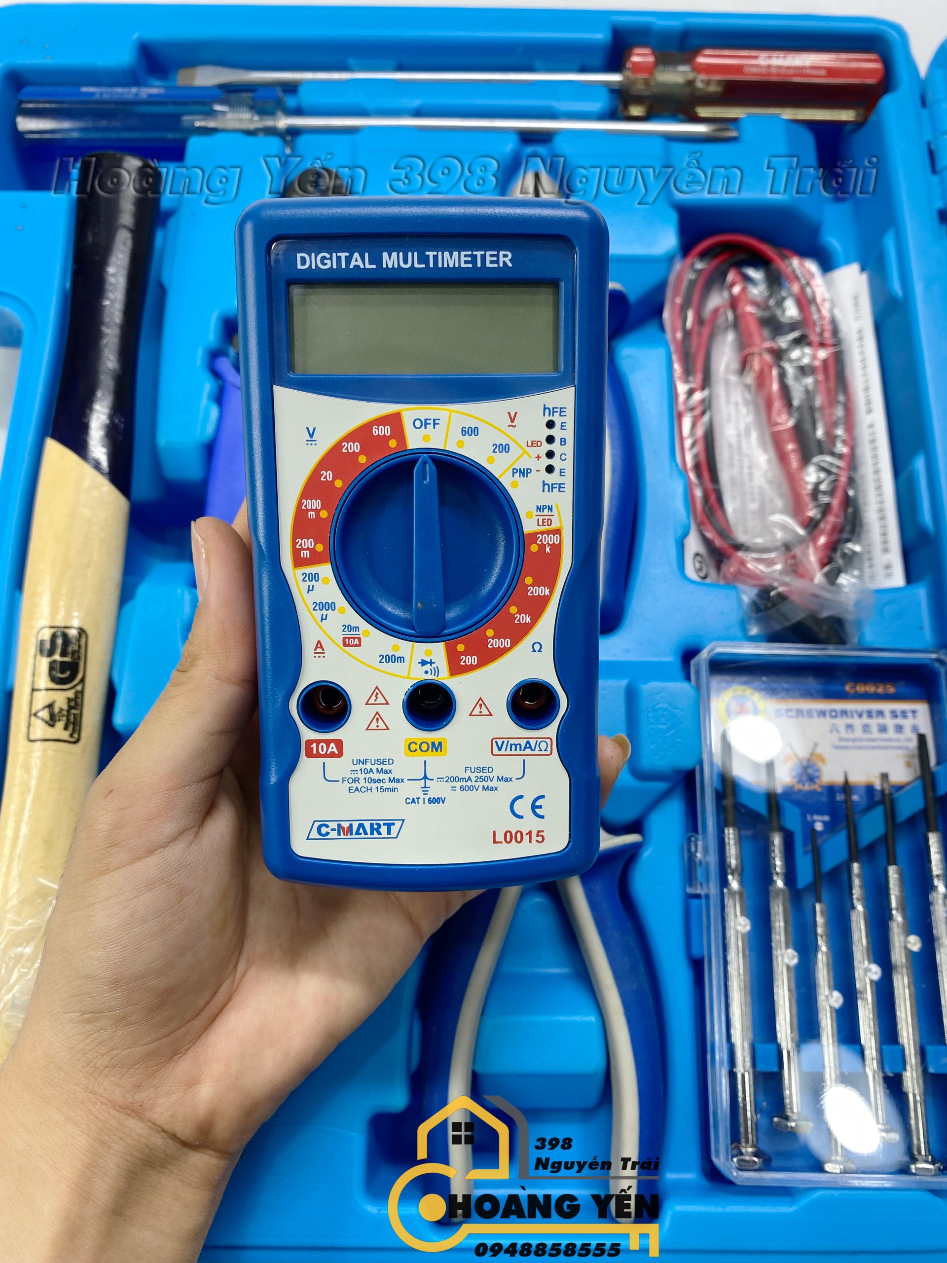 Bộ dụng cụ sửa chữa gia đình Bộ Dụng Cụ Sửa Chữa Đa Năng 59 chi tiết chính hãng C-MART