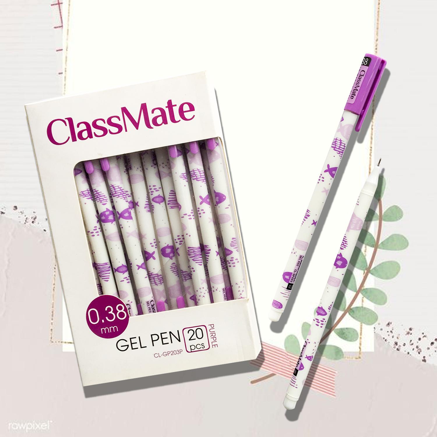 COMBO 5 Bút Gel CLASSMATE hình CL-GP203 ngòi 0.38