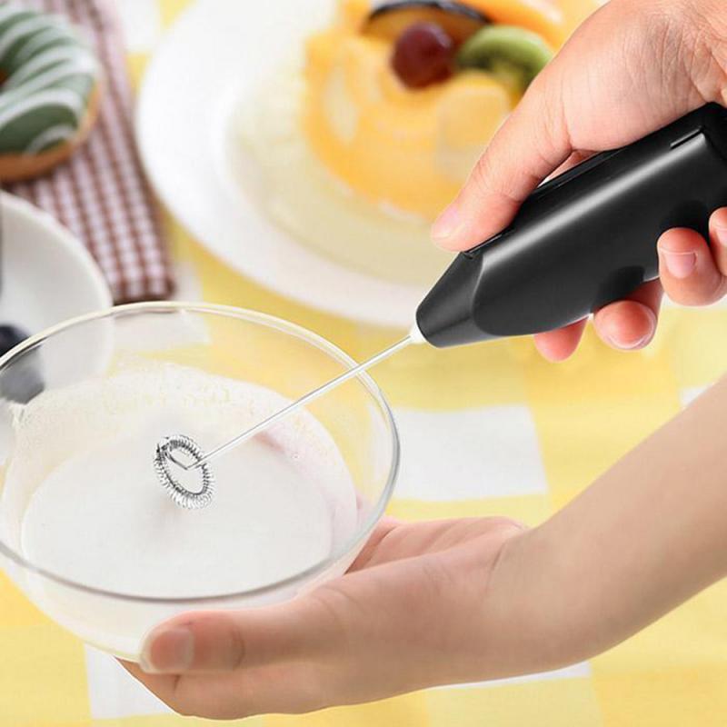 Milk Frother Handheld Electric Foamer Coffee Maker Egg Beater Cappuccino Stirrer Mini Portable Kitchen Gadgets Whisk Tools