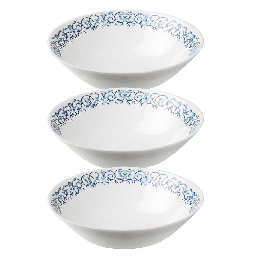 Bộ 3 Tô thủy tinh Diva Ivory R.A - Hàng chính hãng