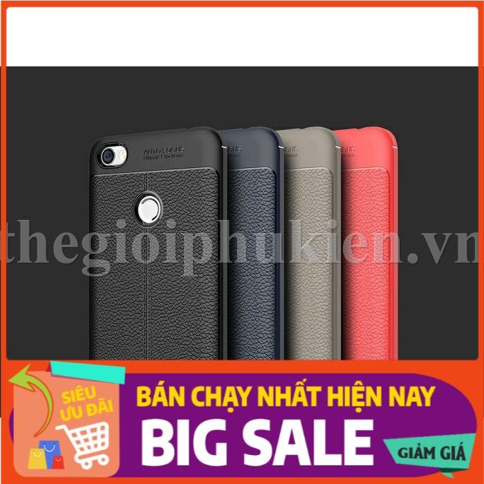 Ốp lưng Xiaomi Redmi Note 5A silicon giả da Auto Focus