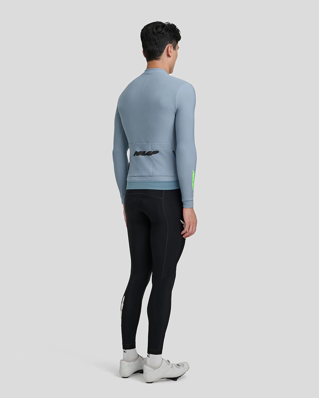 Áo Thể Thao Đạp Xe Nam MAAP Eclipse Thermal LS Jersey 2.0 - Màu Teal