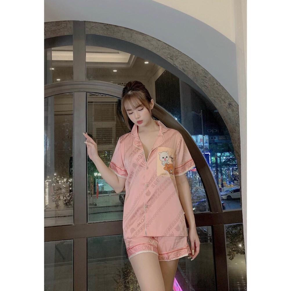 Bán Buôn bán sỉ đồ bộ Pijama Lụa Satin đẹp đủ mẫu Pijama mặc thỏa mái phong cách Hàn Quốc