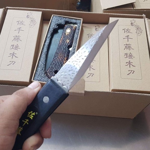 Dao ghép cành mori wood thép nhật cán gấp