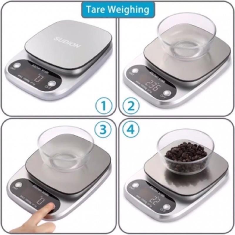 Cân điện tử nhà bếp cao cấp Kitchen Scale 0.1-5kg