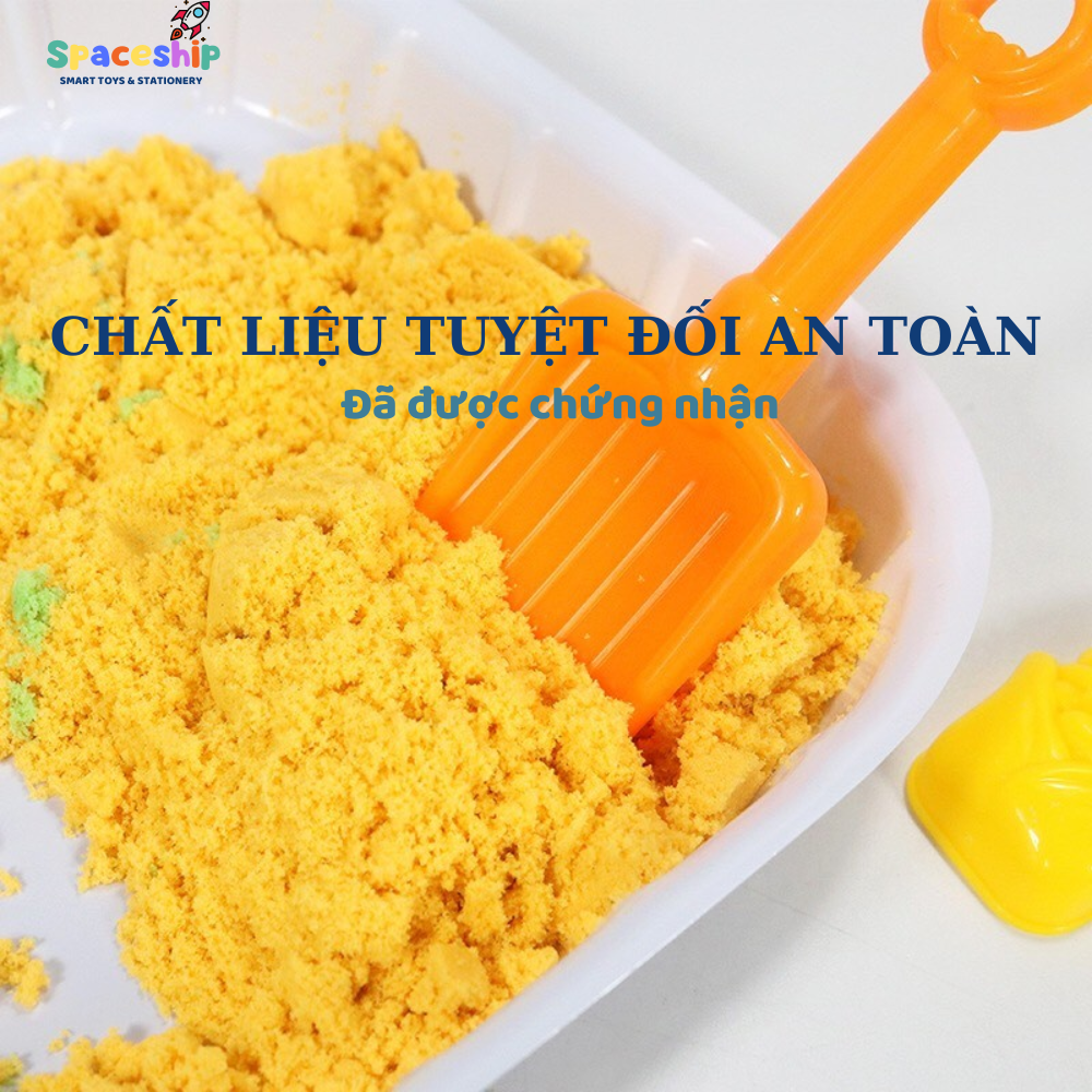 Bộ đồ chơi cát động lực kèm khuôn an toàn cho bé