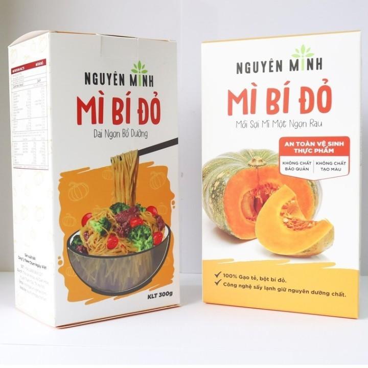 Bún bí đỏ (mì gạo bí đỏ) Nguyên Minh 300gr, bún mì ăn kiêng eat clean