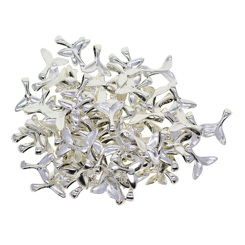 100 Pieces Necklace Bracelets Pendant DIY Jewelry Making Charms Beads