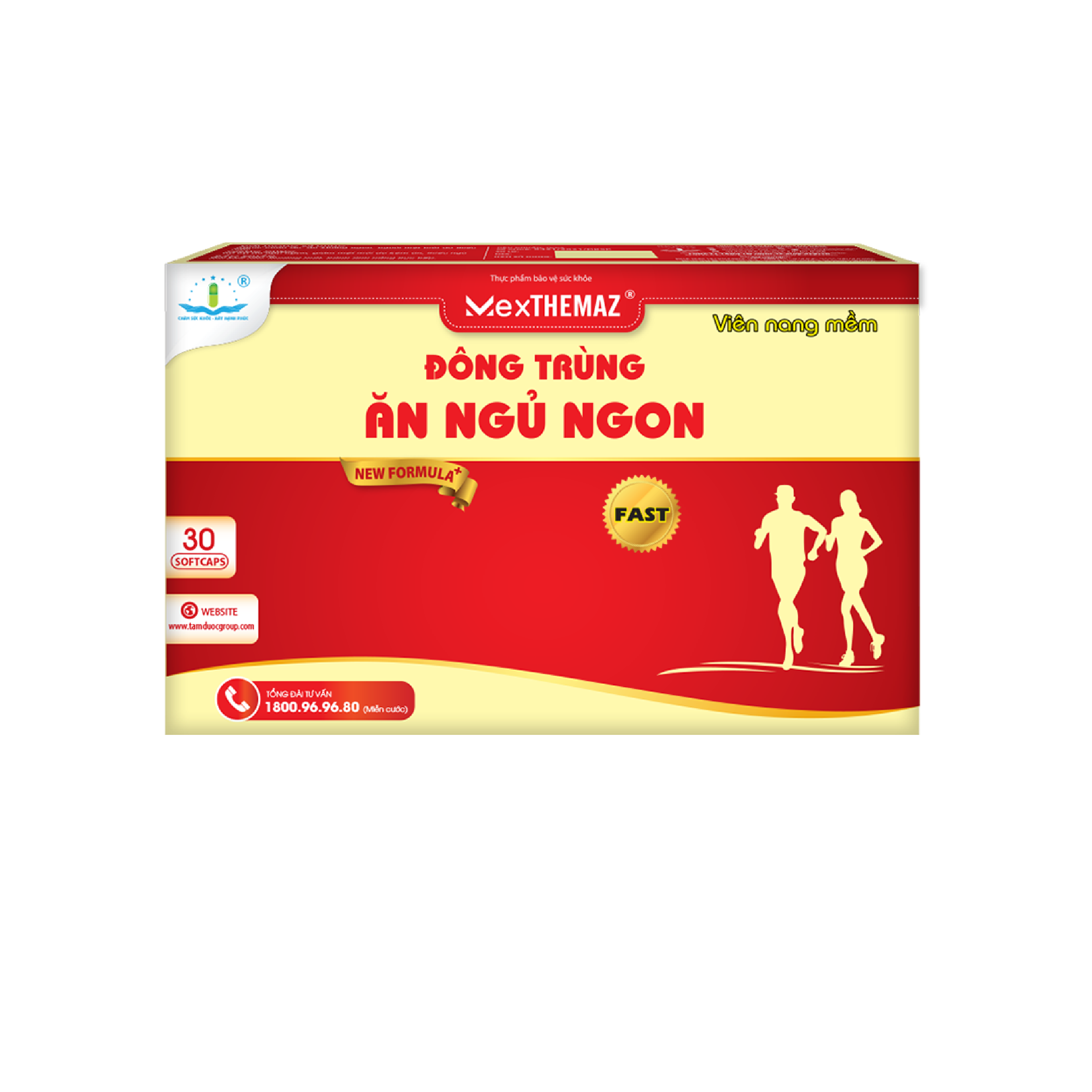 ĐÔNG TRÙNG ĂN NGỦ NGON NEW FORMULA FAST Dạng Vỉ – Hỗ trợ ăn ngủ ngon, giảm mệt mỏi, bồi bổ sức khỏe
