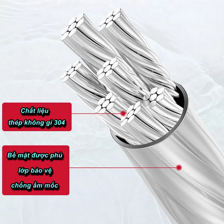 Dây Phơi Đồ Quần Áo Invisible Clothesline - Home Decor Furniture