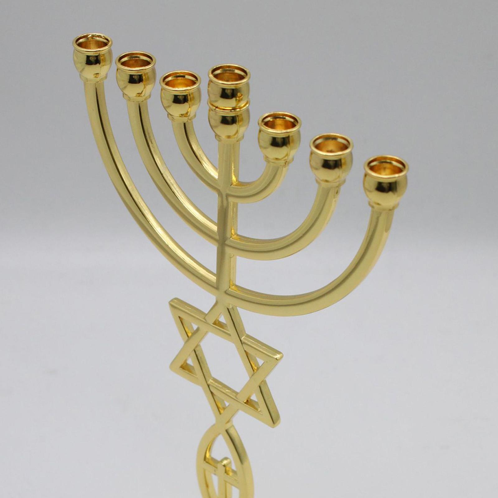 Catholic Candelabra Decoration Metal Candle Holder for Dinner Table 3-Candle