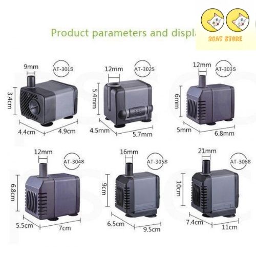 Máy bơm Atman 301S / 302S / 303S / 304s / 305s / 306s - Đủ Công Suất Cho Các Hồ