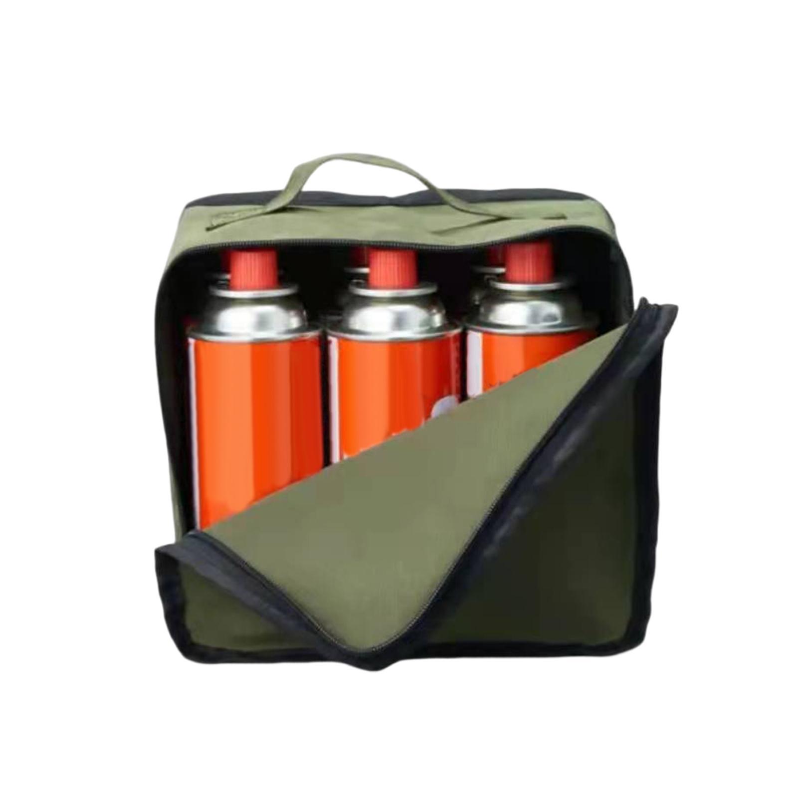 Gas Tank Storage Bags Wear Resistant Gas Canister Bag for Backpacking Picnic Hiking