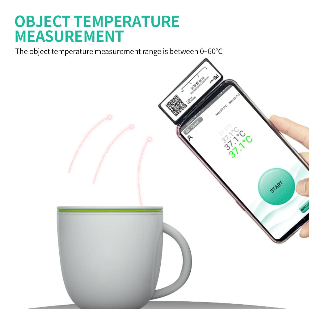 Portable Mobile Phone Infrared Thermometer Type-C Non-Contact IR Thermometer Object Thermometer for Mobile Phone Tablet