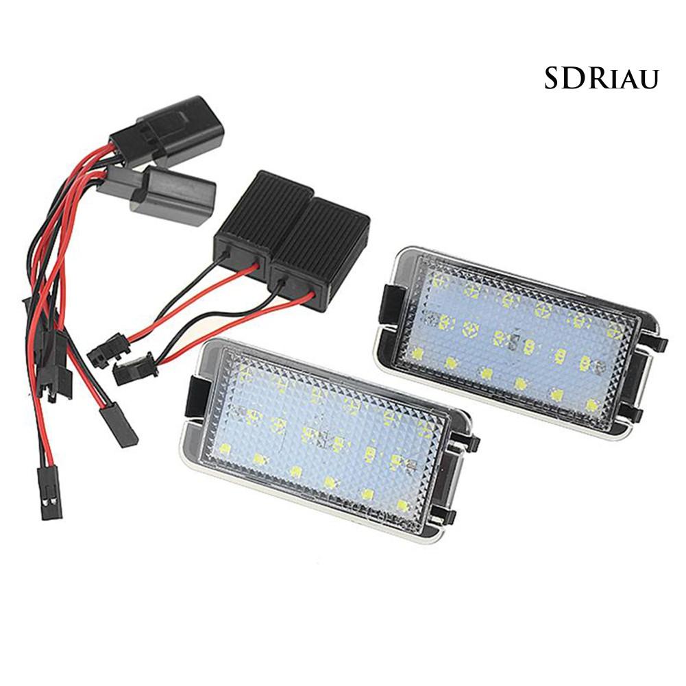 Set 2 Đèn Led Gắn Biển Số Xe Ô Tô
