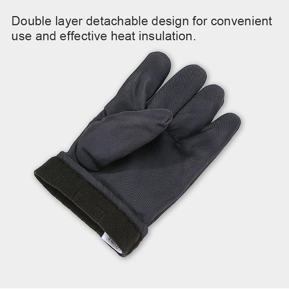 Găng Tay Da Chống Nhiệt Độ Cao Hai Lớp Tháo Rời Thương Hiệu Campingmoon