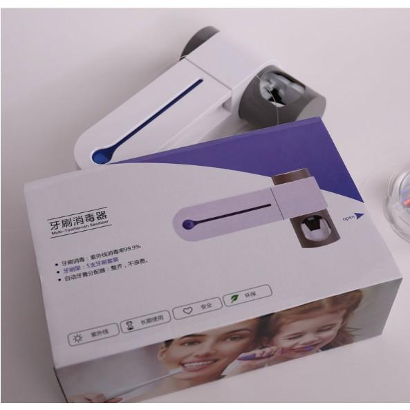 Bộ tiệt trùng bàn chải cao cấp kèm nhả kem đánh răng ORGD117