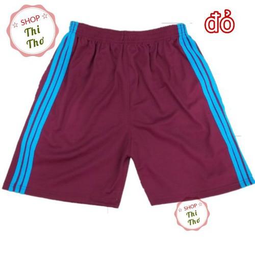 BỘ 4 Quần đùi thể thao nam 3 sọc vải thun siêu bền - CHẤT LIỆU VẢI TỐT