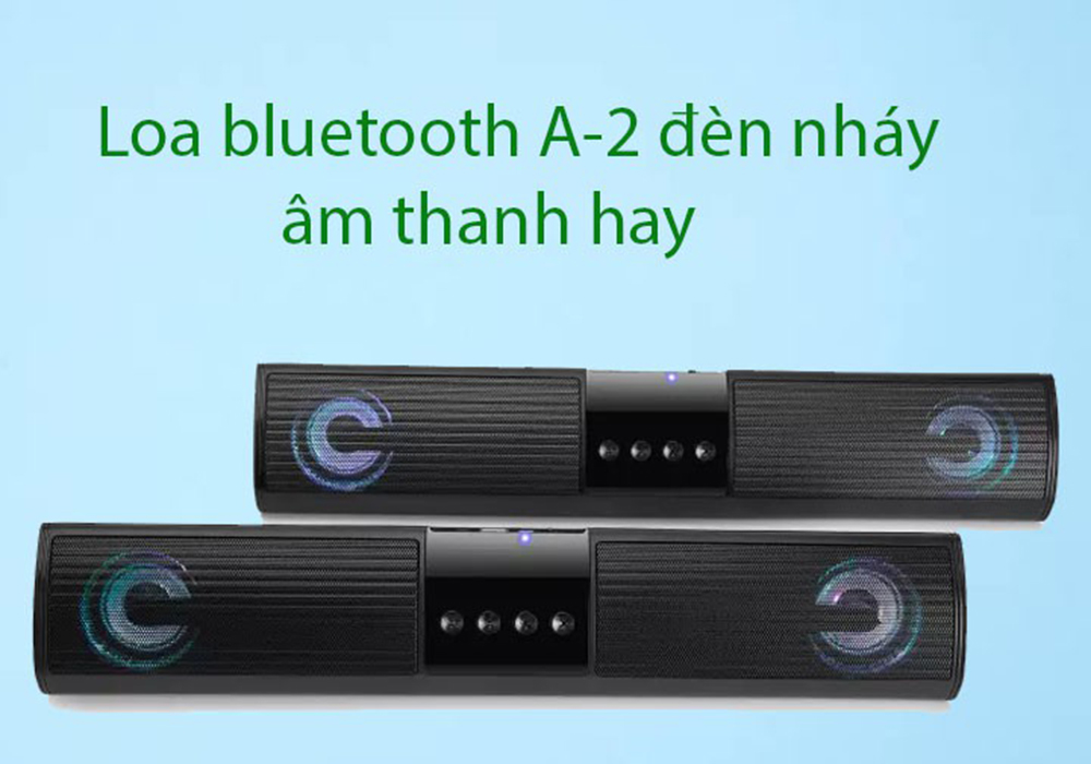 Loa Bluetooth A2 dài ,thiết kế đèn Led , âm thanh trong trẻo , đẹp mắt