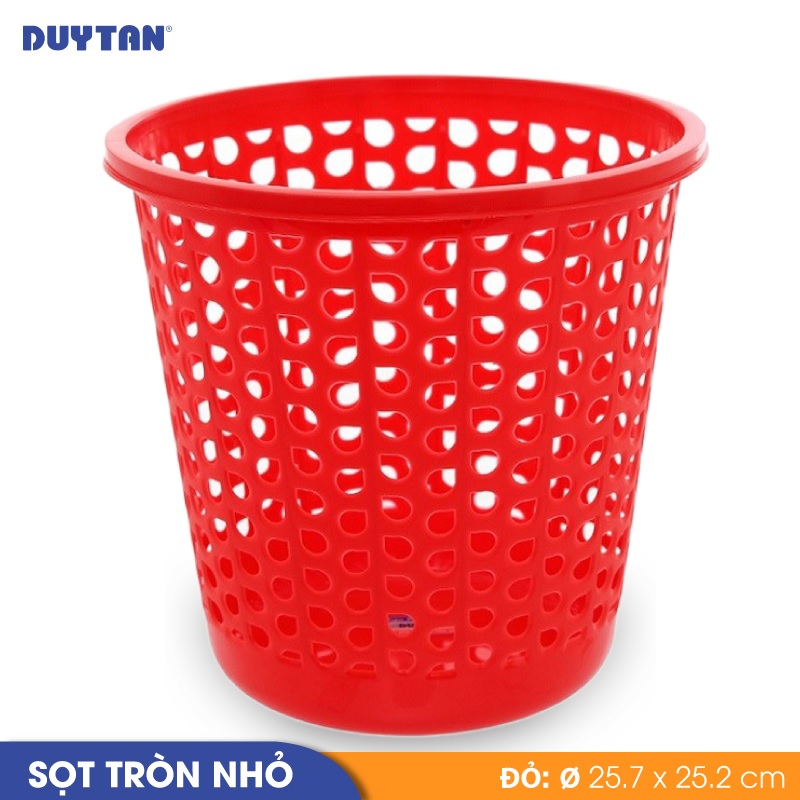 Sọt tròn nhỏ nhựa Duy Tân - 20779 - Giao màu ngẫu nhiên - Hàng chính hãng