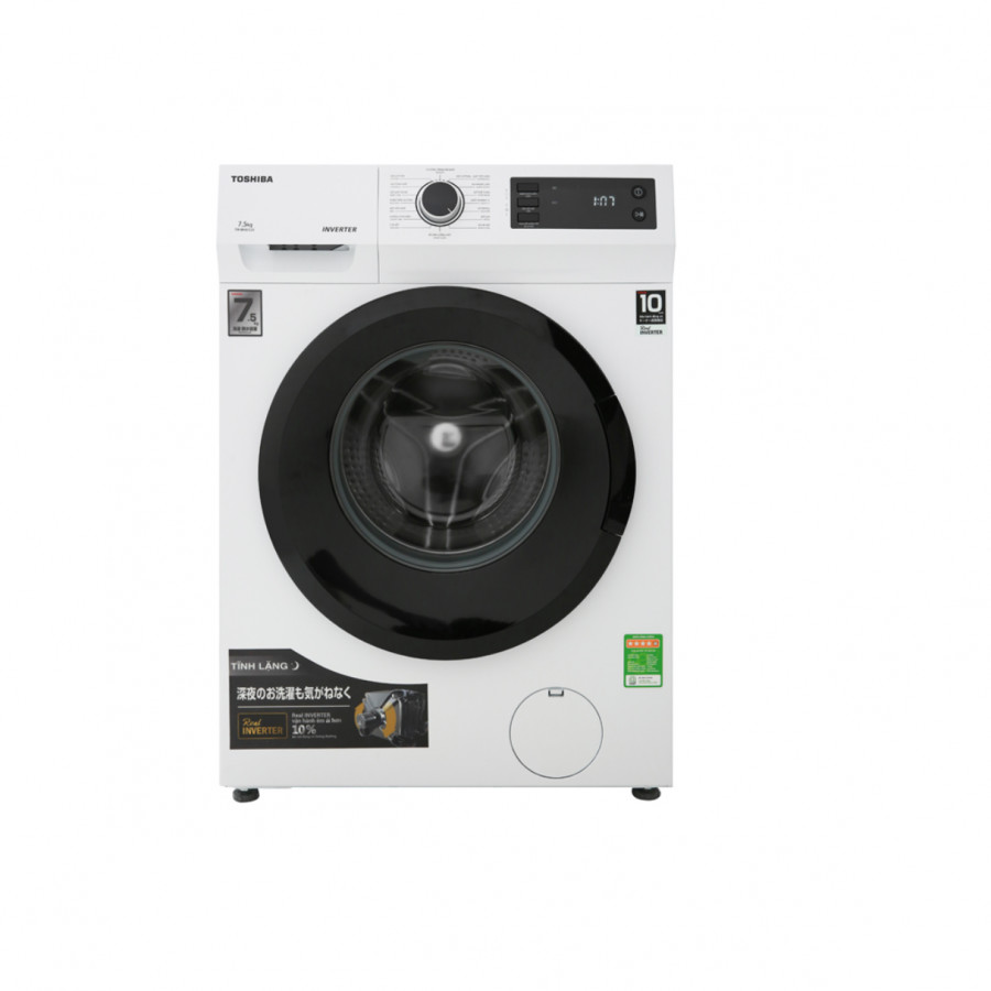 Máy giặt Toshiba Inverter 7.5 Kg TW-BH85S2V WK - Hàng Chính Hãng