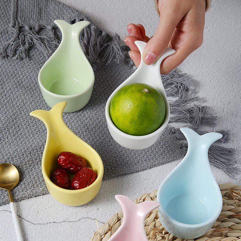 Bát sứ ăn dặm hình cá heo