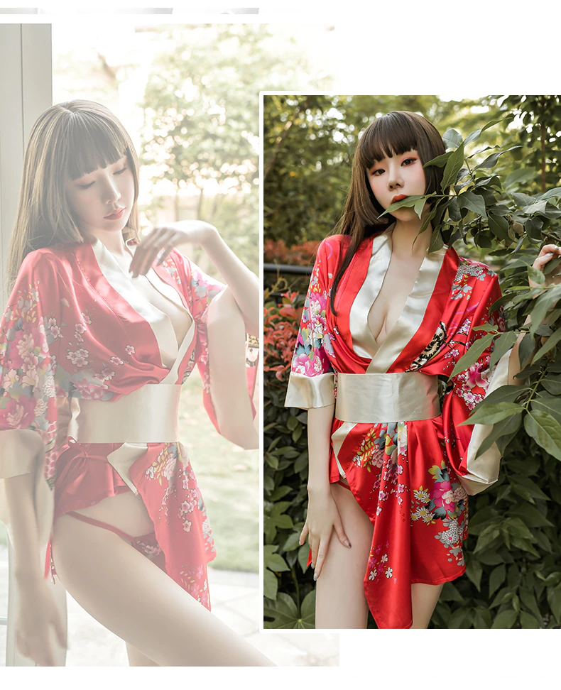 Cosplay kimono Nhật Bản sexy đồ ngủ freesize