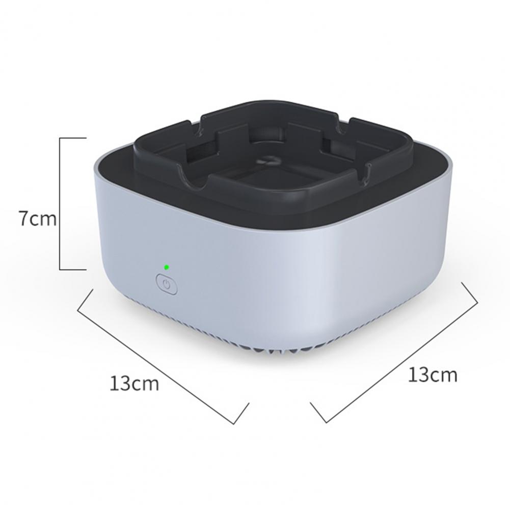 Gạt tàn khử mùi không khói xe hơi Direct Suction Smokeless Ashtray 360