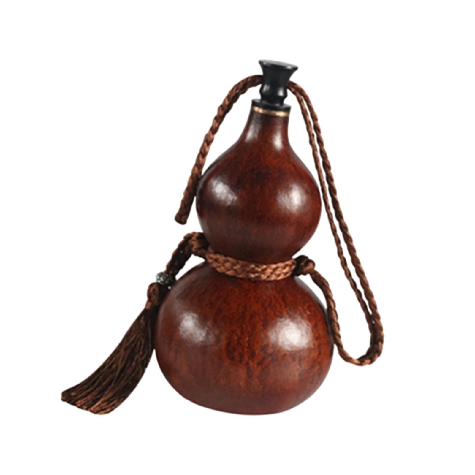 Gourd Handcrafts Outdoor Activities Leakproof Multifunction Gourd Water Bottle Flagon for Tabletop Kitchen Indoor Hotel