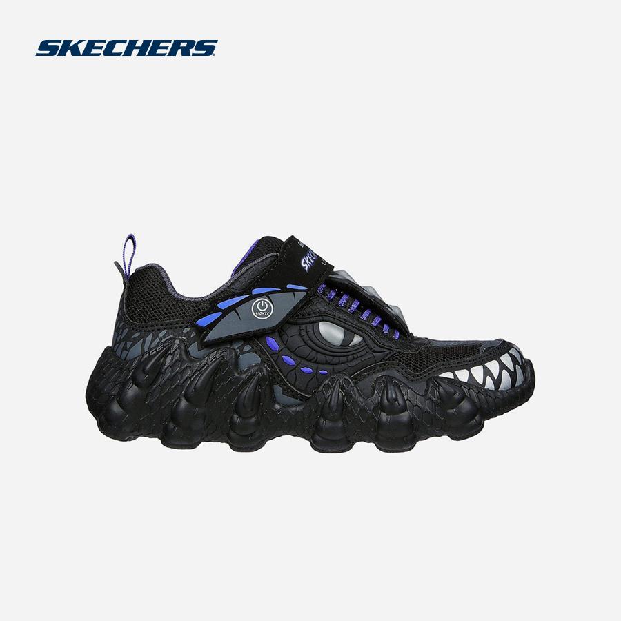 Giày sneaker bé trai Skechers Skech-O-Saurus Lights - 400112L-BKCC