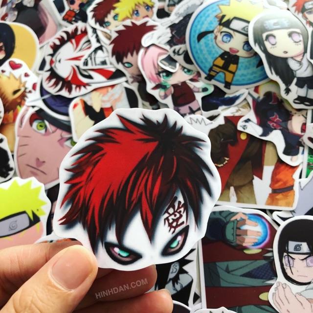 Sticker Naruto Anime - Dán Trang Trí - Chất Liệu PVC Cán Màng Chất Lượng Cao Chống Nước, Chống Nắng, Không Bong Tróc Phai Màu