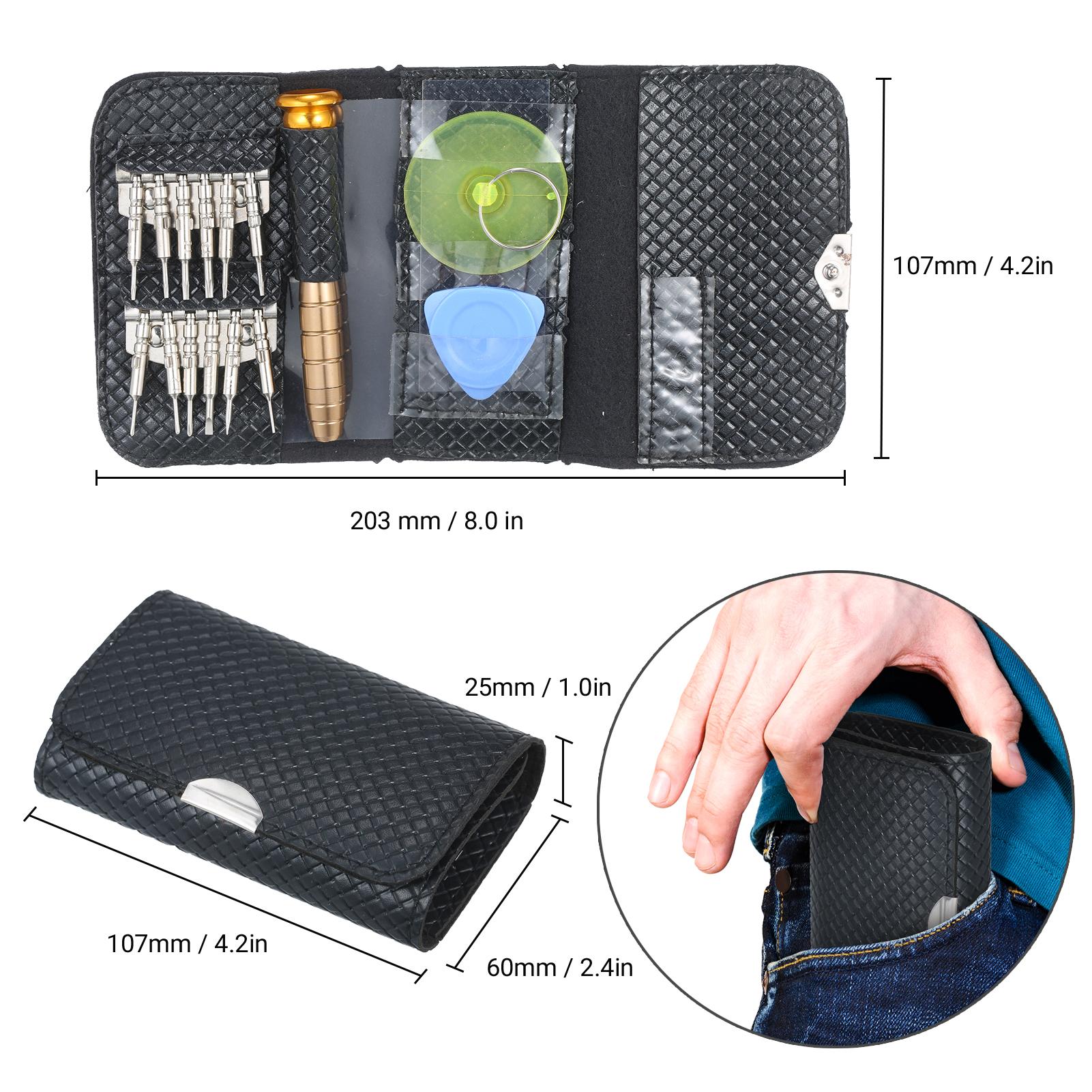 16 In 1 Precision Screwdriver Set with 12 Bits Mini Driver Kit Professional Electronics Repair Tool Kit for Repair Phone
