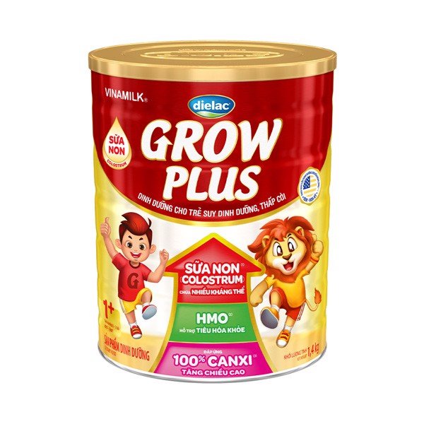HỘP SỮA BỘT VINAMILK DIELAC GROW PLUS 1+ 1.5KG