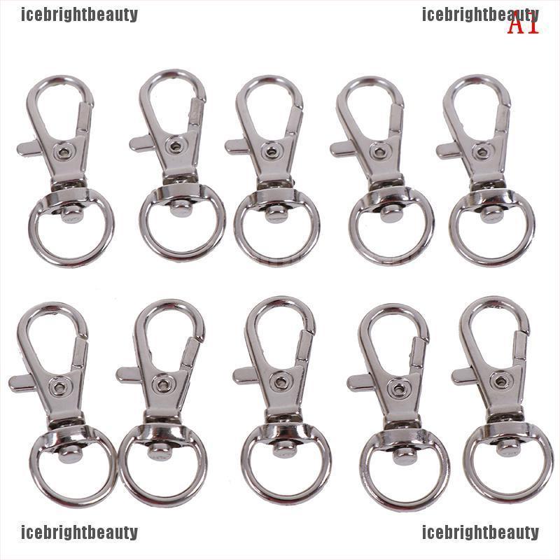 ❀CÔNG CỤ❀10Pcs Swivel Trigger Clips Snap Hooks Lobster Clasp Keychain Bag DIY Craft Key